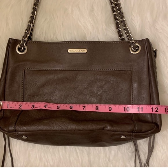 Rebecca Minkoff Brown Gold Swing Shoulder Crossbody Bag - Picture 11 of 13